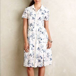 Erin Fetherston 100% Silk Shirtdress